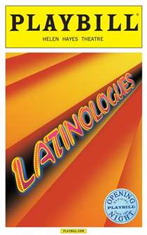 Latinologues Limited Edition Official Opening Night Playbill 